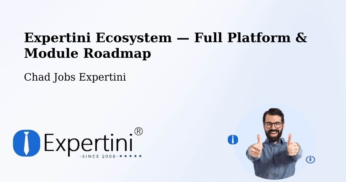Expertini Ecosystem — Full Platform & Module Roadmap – Fada